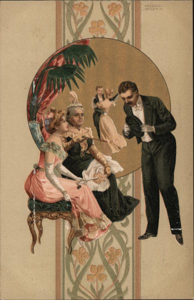 Women seated at a dance