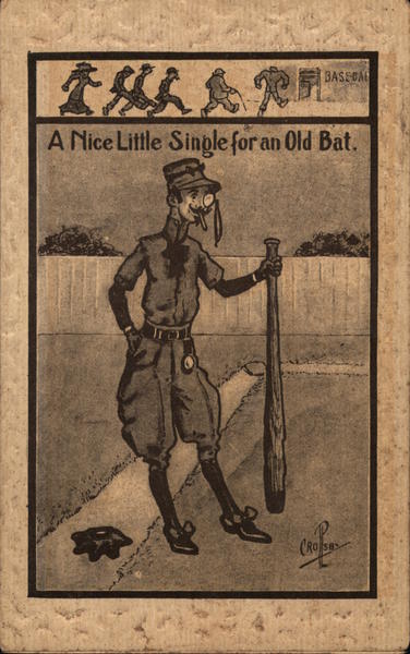 A Nice Little Single for an Old Bat P. L. Crosby Baseball