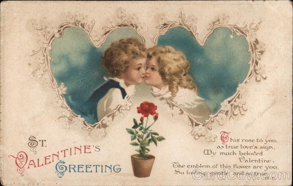 St. Valentine's Greeting Ellen Clapsaddle Children