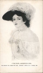 The Karl Anderson Girl Postcard
