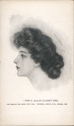 The C. Allan Gilbert Girl Postcard