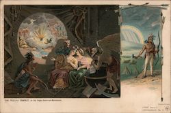 The Tea Tax Tempest or the Anglo-American Revolution Postcard