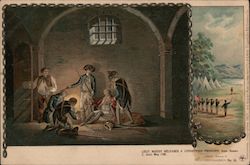 Leiut. Moody Releases a Condemned Prisoner from Goal, May 1780 Postcard