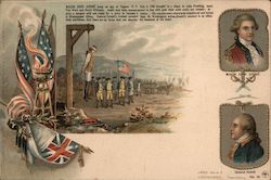 Major John Andre, Hung as a Spy at Tappan, NY Postcard