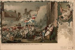 Death of Major Pierson Postcard