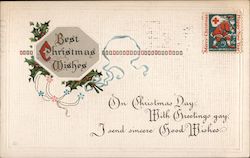 Best Christmas Wishes Postcard
