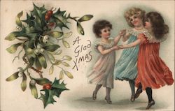 A Glad Christmas Postcard