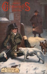 Hearty Christmas Greetings Postcard