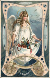 A Happy Christmas Postcard
