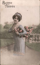 Bonne Annee [Happy New Year] Postcard