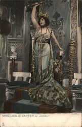 Mrs. Leslie Carter Postcard