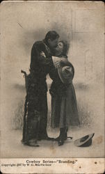 Cowboy Couple Cowboy Western Postcard Postcard Postcard