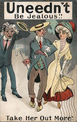 Uneedn't Be Jealous Postcard