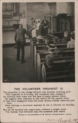 The Volunteer Organist Postcard