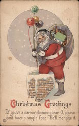Christmas Greetings Postcard
