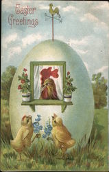Easter Greetings Postcard