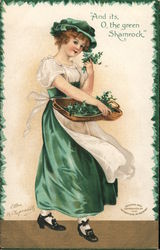 "And It's, O, The Green Shamrock" Postcard