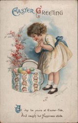 Easter Greeting With Children Postcard Postcard Postcard