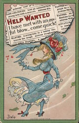 Help Wanted Postcard
