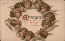 Easter Blessings be thine Postcard