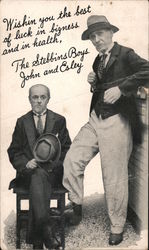 Wishin You the Best of Luck in Bigness and in Health Postcard