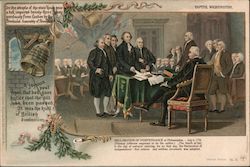 Declaration of Independence at Philadelphia, July 4, 1776 Postcard