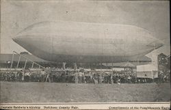 Captain Baldwin's Airship, Dutchess County Fair Postcard