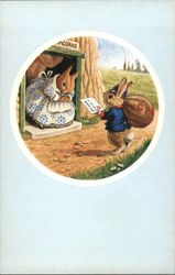 A Letter for Mrs. Squirrel Postcard