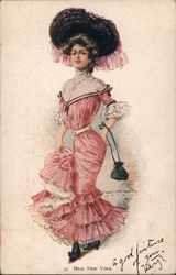 Miss New York Postcard