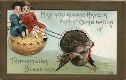 Thanksgiving Blessings Postcard