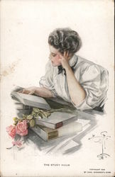 The Study Hour Postcard