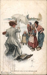The American Girl in the Netherlands Postcard