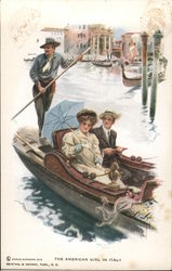The American Girl in Italy Postcard