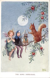 Fairies: The Song Rehearsal Fantasy Postcard Postcard Postcard