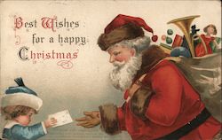 Best Wishes for a happy Christmas Postcard