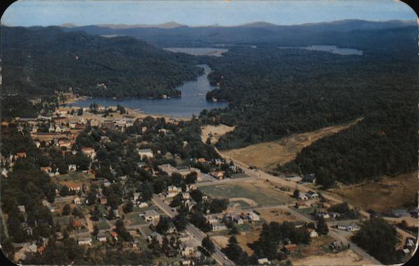 Air View of Old Forge New York Pete Turner