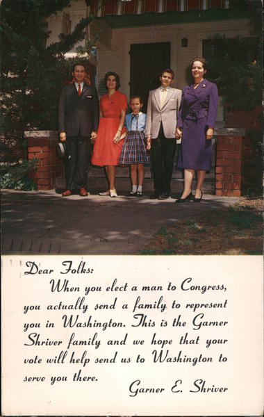 The Garner E. Shriver Family - Shriver for Congress Kansas