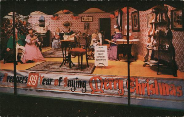 Christmas Window at Breuner's Oakland California