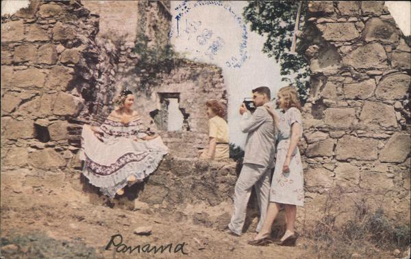 Spanish cathedral wall Old Panama