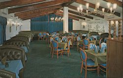 Dining Room of The Hermitage Bartow, WV Postcard Postcard Postcard