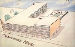 Californian Motel Postcard