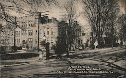 High School Bellefontaine, OH Postcard Postcard Postcard