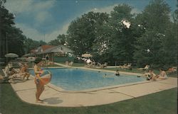 Kaine's Motel Postcard