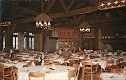 Dining Room, Starved Rock Lodge Utica, IL Postcard Postcard Postcard