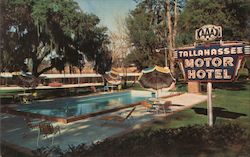 Tallahassee Motor Hotel and Dining Room Postcard