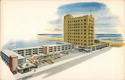 Seaside Hotel & Motel Postcard