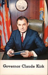 Governor Claude Kirk Postcard