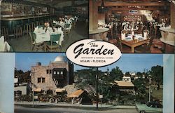 The Garden Restaurant and Cocktail Lounge Miami, FL Postcard Postcard Postcard