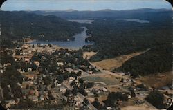 Air View of Old Forge Postcard