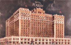 Hotel Peabody Memphis, TN Postcard Postcard Postcard